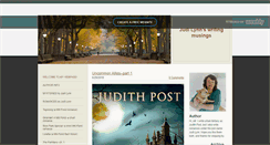 Desktop Screenshot of judithpostswritingmusings.com